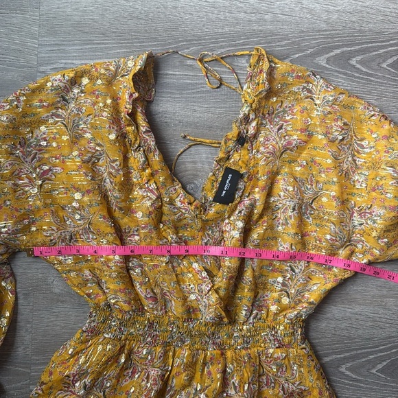 The Kooples Feuille D'or Silk-Blend Dress size small (1) - Picture 14 of 16